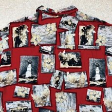 画像12: 「Puritan(ピューリタン)」フォトコラージュ風 レーヨン レギュラーカラー 半袖シャツ (12)