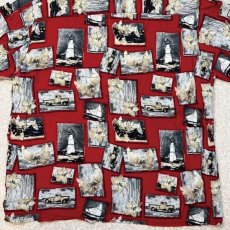 画像14: 「Puritan(ピューリタン)」フォトコラージュ風 レーヨン レギュラーカラー 半袖シャツ (14)