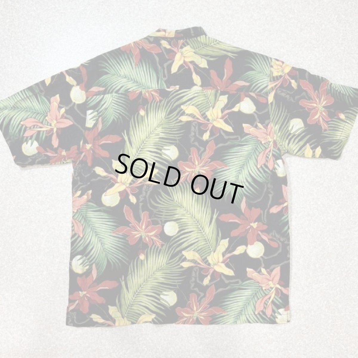 画像11: 「Tommy bahama(トミーバハマ)」ボタニカル柄 シルク100% アロハシャツ 開襟シャツ (11)