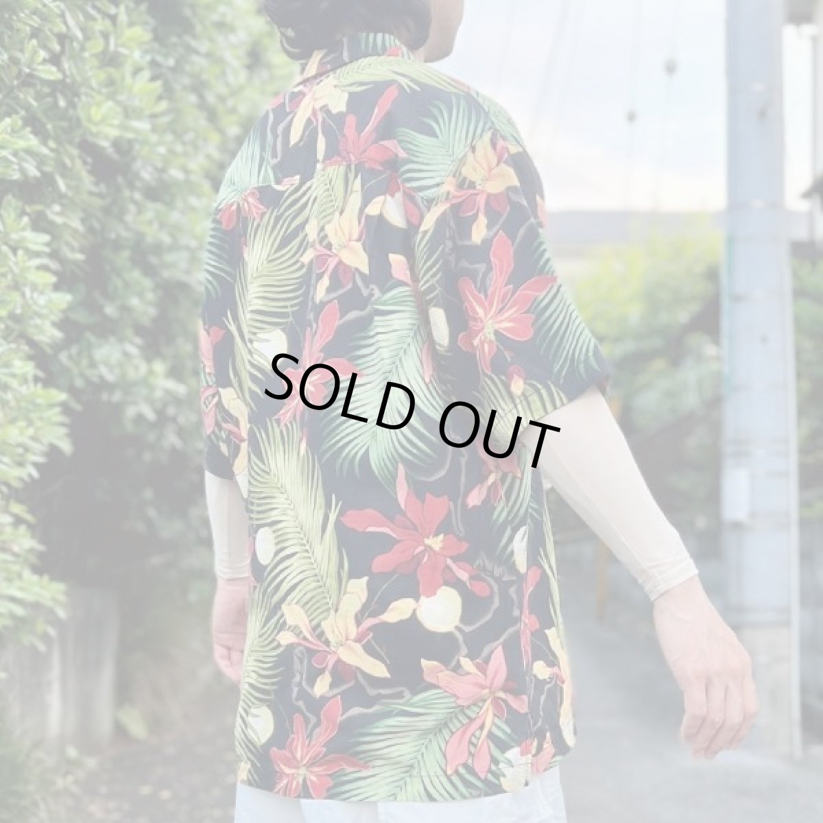 画像19: 「Tommy bahama(トミーバハマ)」ボタニカル柄 シルク100% アロハシャツ 開襟シャツ (19)