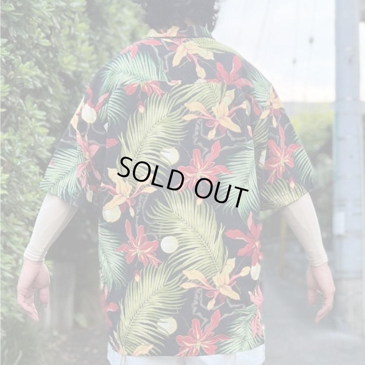 画像20: 「Tommy bahama(トミーバハマ)」ボタニカル柄 シルク100% アロハシャツ 開襟シャツ (20)