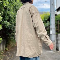 画像19: 「Dickies(ディッキーズ)」574 T/Cツイル カーキ 3XL オーバーサイズ 長袖ワークシャツ (19)