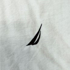 画像5: 「NAUTICA(ノーティカ)」L 2ライン 90s 収納フード ワンポイント刺繍 セーリング ブルゾン (5)