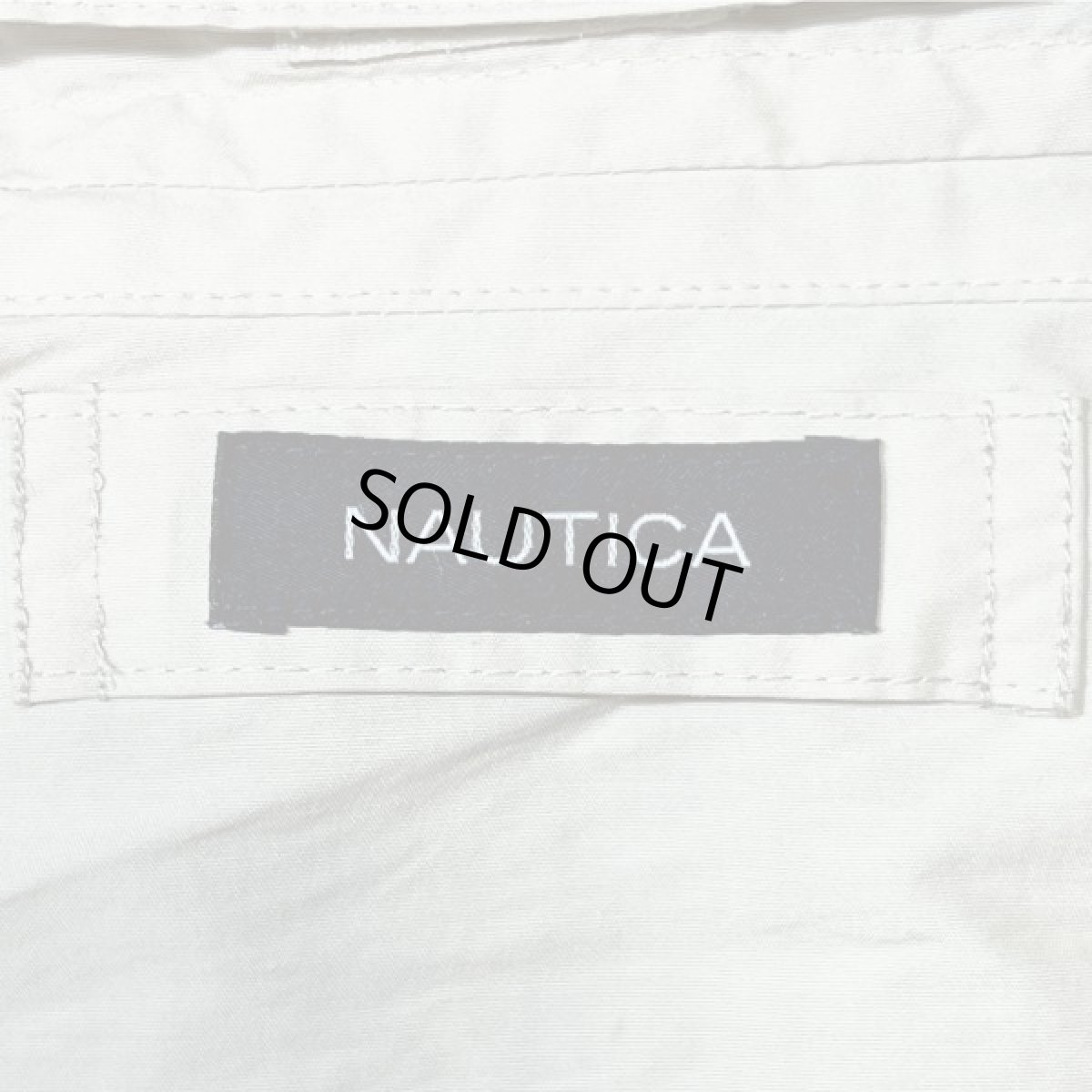 画像6: 「NAUTICA(ノーティカ)」L 2ライン 90s 収納フード ワンポイント刺繍 セーリング ブルゾン (6)