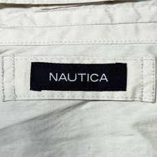 画像6: 「NAUTICA(ノーティカ)」L 2ライン 90s 収納フード ワンポイント刺繍 セーリング ブルゾン (6)