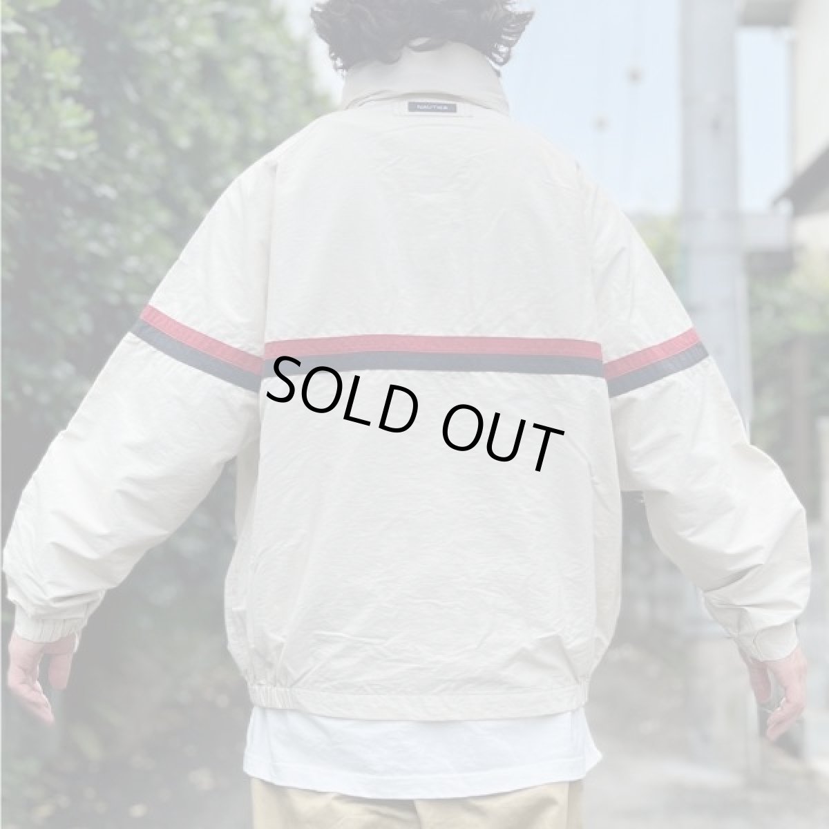 画像20: 「NAUTICA(ノーティカ)」L 2ライン 90s 収納フード ワンポイント刺繍 セーリング ブルゾン (20)