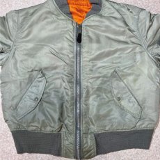 画像3: 「ALPHA INDUSTRIES(アルファインダストリーズ)」USA製 リバーシブル フライトジャケット MA-1 ブルゾン (3)