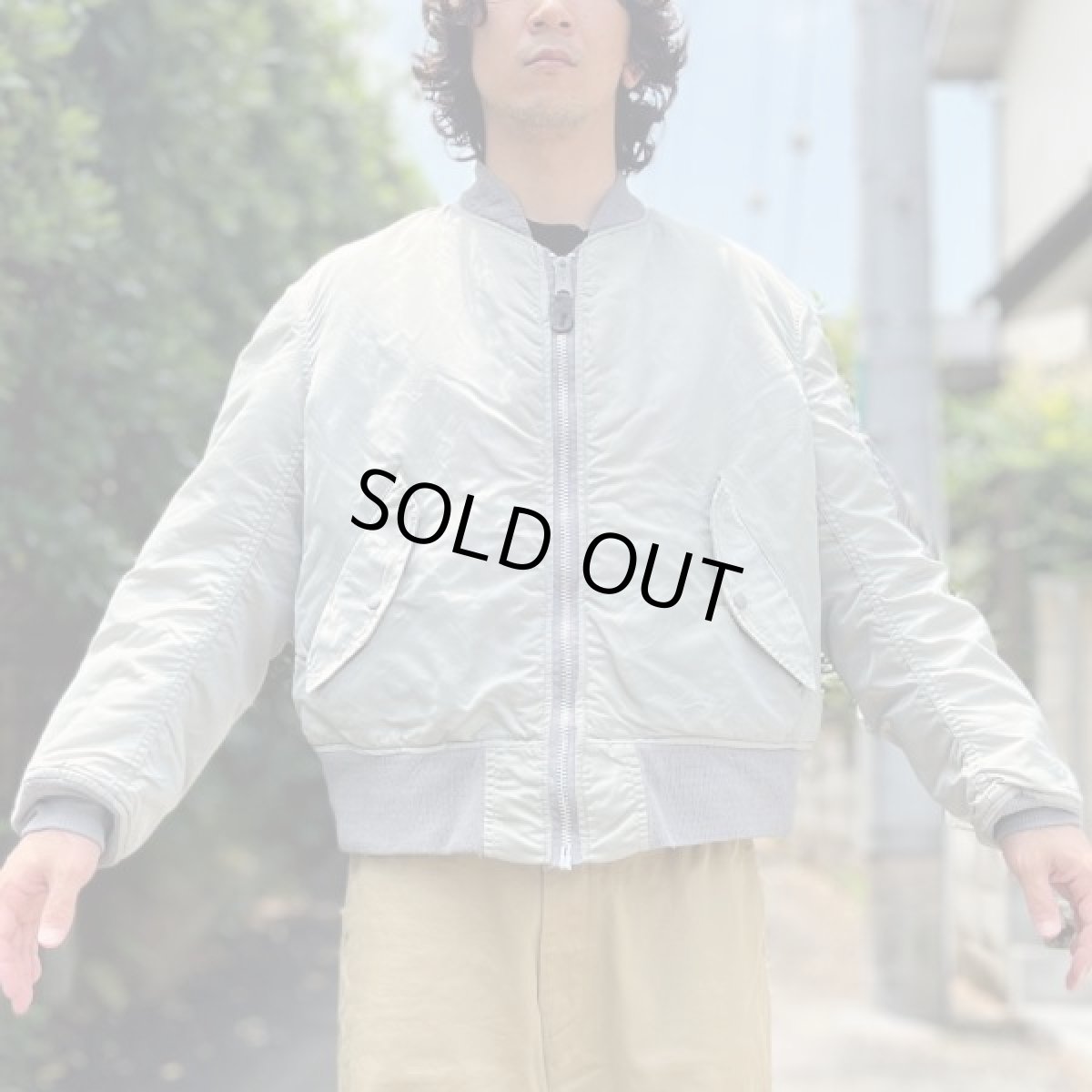 画像16: 「ALPHA INDUSTRIES(アルファインダストリーズ)」USA製 リバーシブル フライトジャケット MA-1 ブルゾン (16)