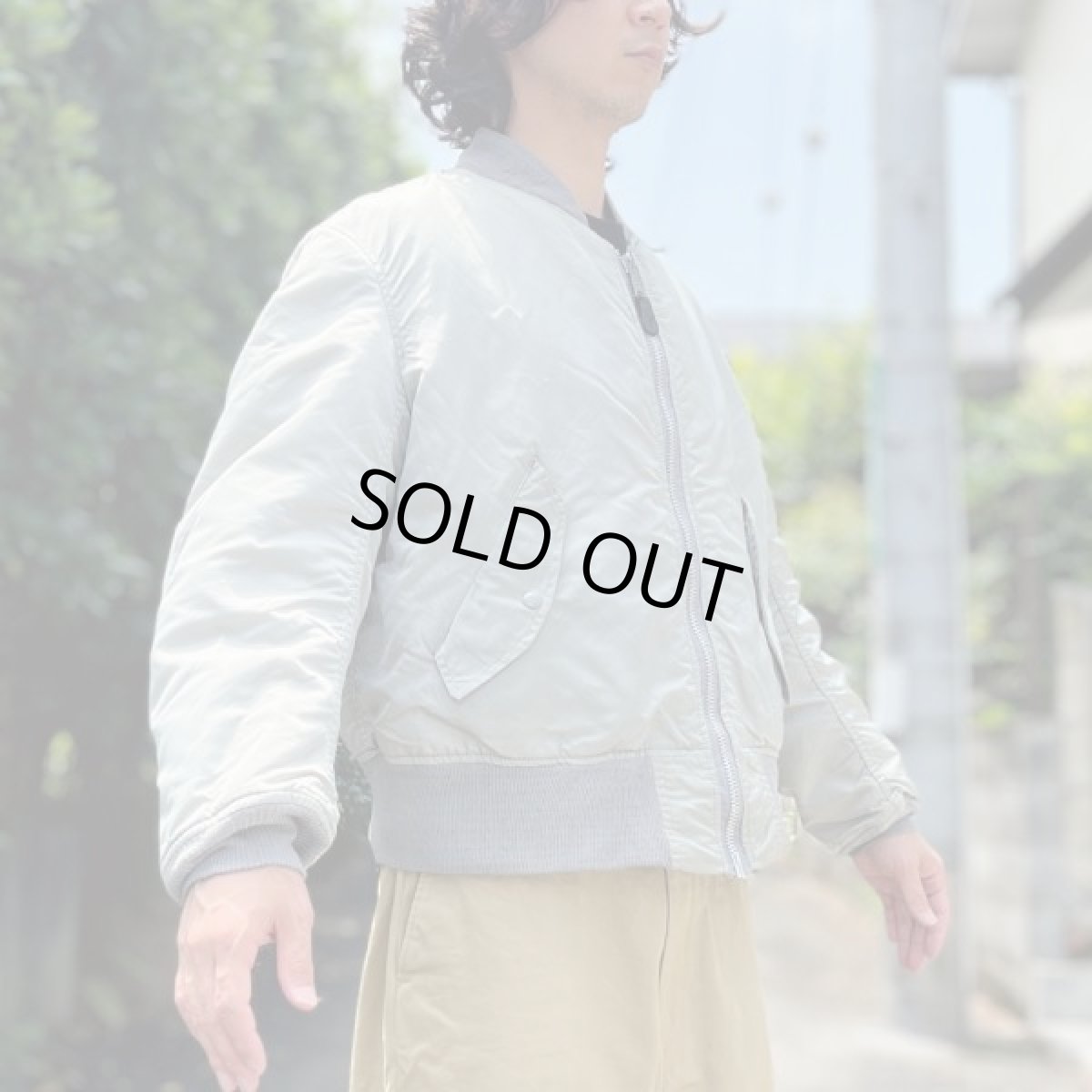 画像17: 「ALPHA INDUSTRIES(アルファインダストリーズ)」USA製 リバーシブル フライトジャケット MA-1 ブルゾン (17)