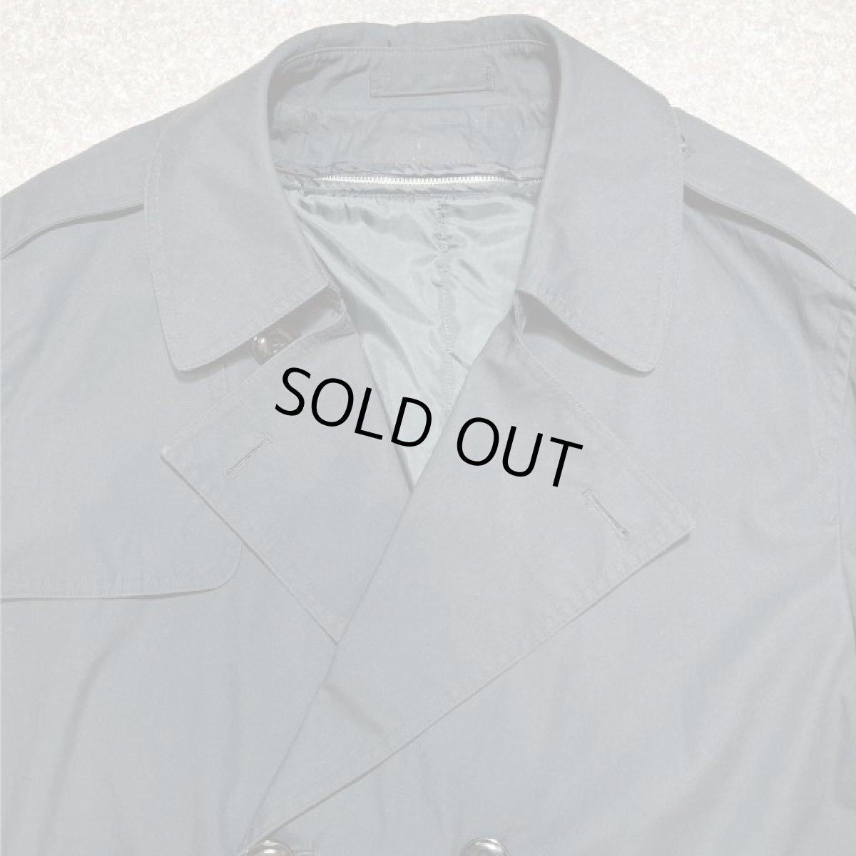 画像3: 「U.S.NAVY(ユー・エス・ネイビー)」DSCP 44Sサイズ 04年納品 キルティングライナー付き オールウェザー トレンチコート (3)