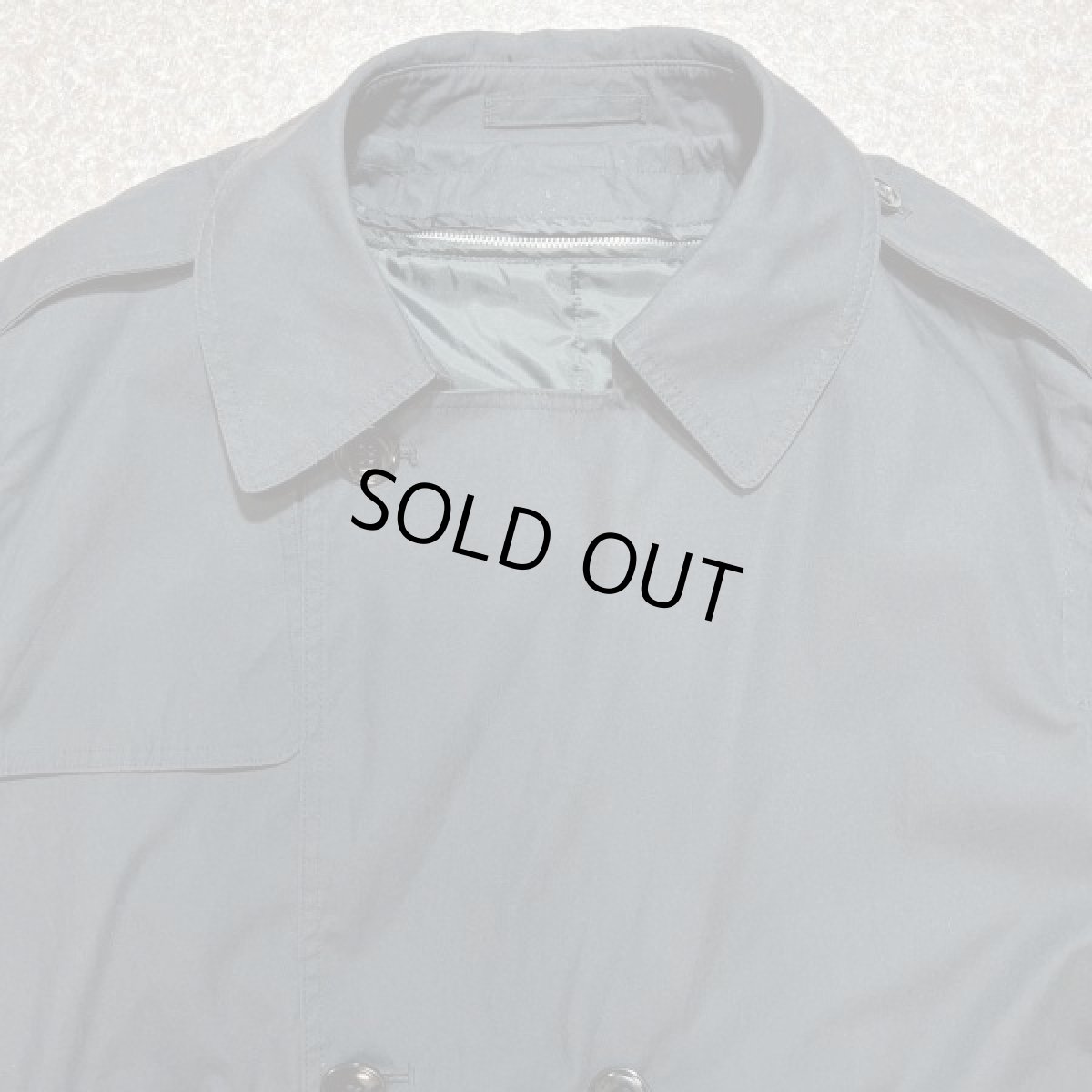 画像4: 「U.S.NAVY(ユー・エス・ネイビー)」DSCP 44Sサイズ 04年納品 キルティングライナー付き オールウェザー トレンチコート (4)