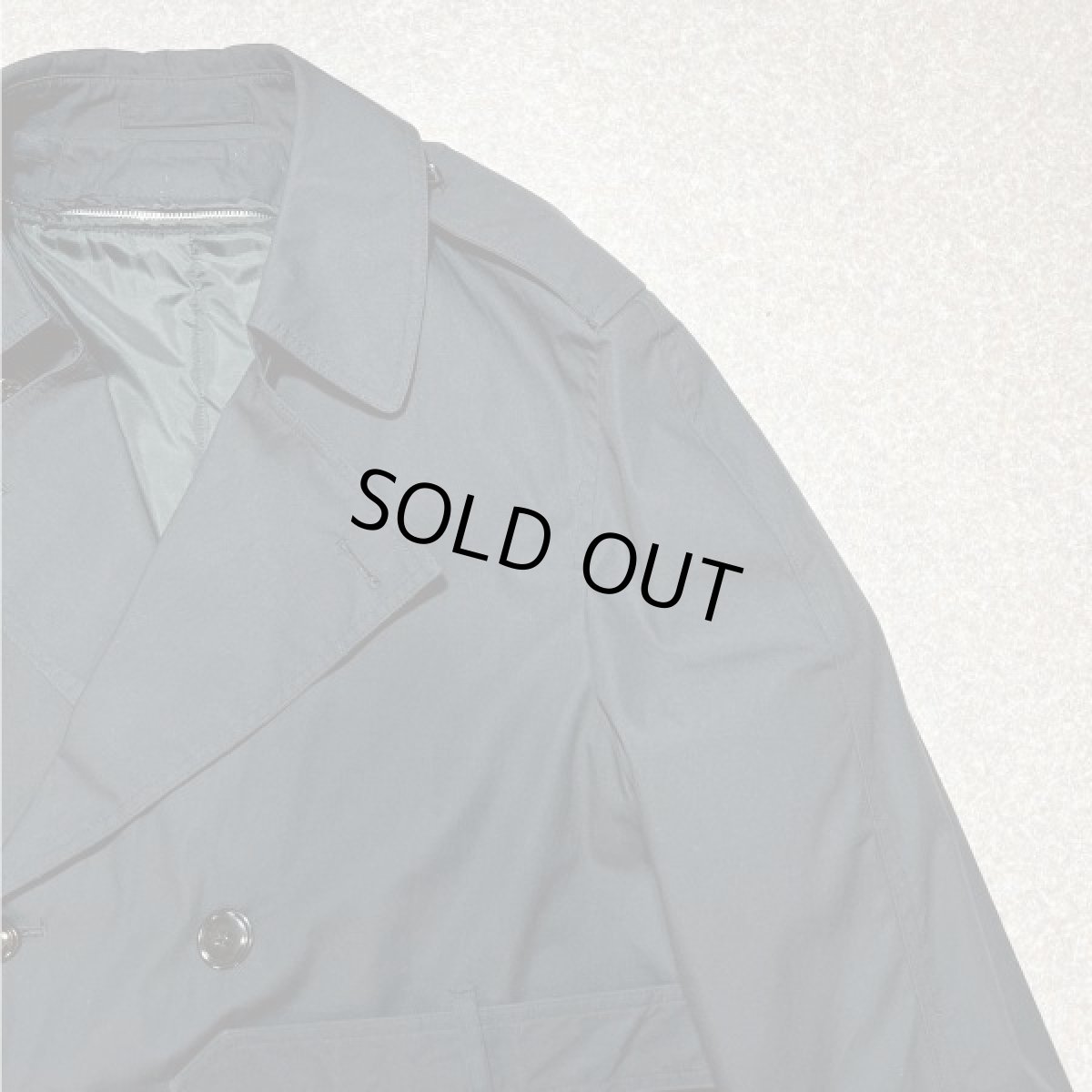 画像5: 「U.S.NAVY(ユー・エス・ネイビー)」DSCP 44Sサイズ 04年納品 キルティングライナー付き オールウェザー トレンチコート (5)