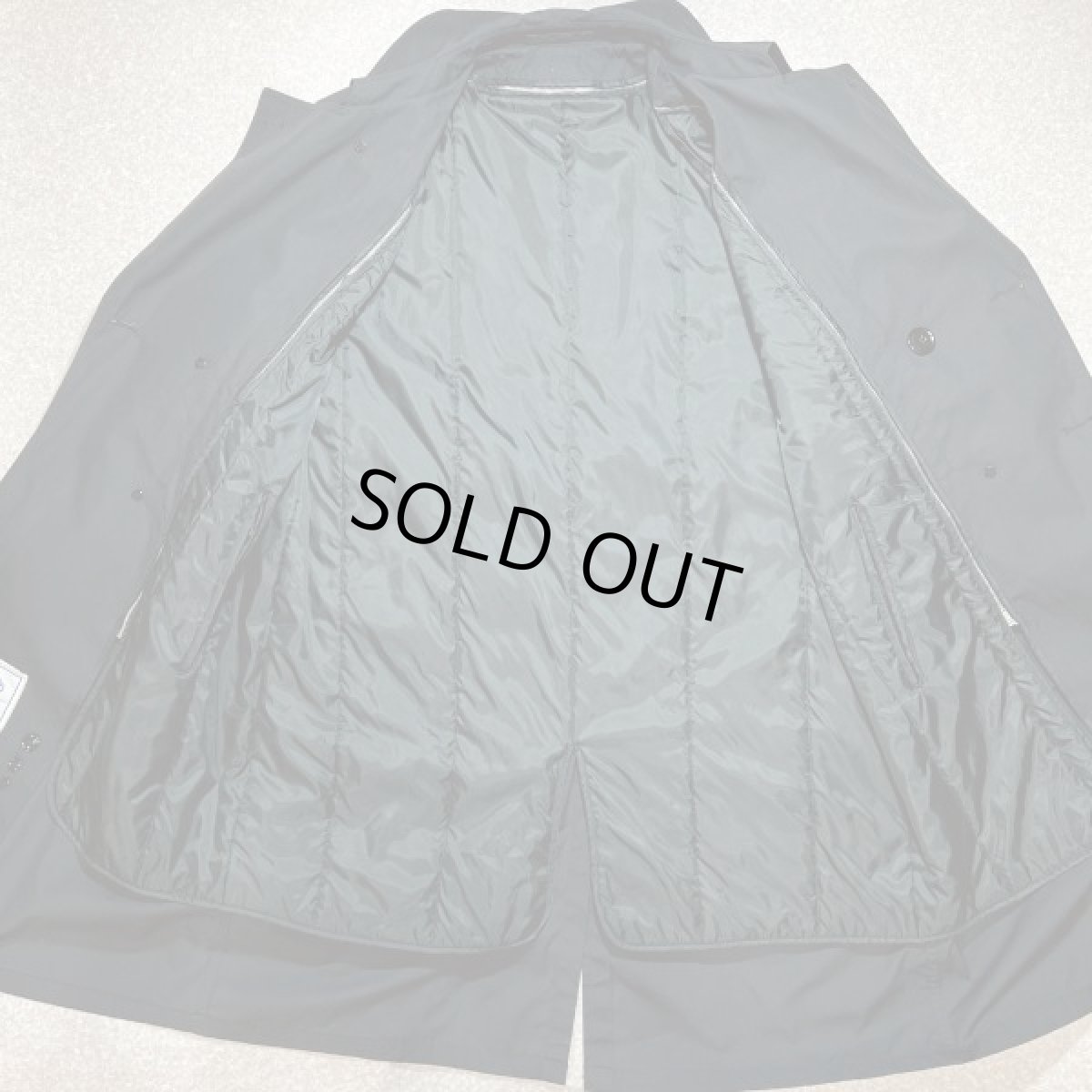 画像9: 「U.S.NAVY(ユー・エス・ネイビー)」DSCP 44Sサイズ 04年納品 キルティングライナー付き オールウェザー トレンチコート (9)