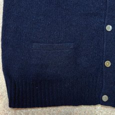 画像6: 「Polo RALPH LAUREN(ポロ ラルフローレン)」ラムズウール100% XL ネイビー カーディガン (6)