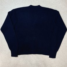 画像10: 「Polo RALPH LAUREN(ポロ ラルフローレン)」ラムズウール100% XL ネイビー カーディガン (10)