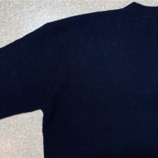 画像11: 「Polo RALPH LAUREN(ポロ ラルフローレン)」ラムズウール100% XL ネイビー カーディガン (11)