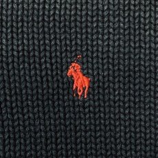 画像6: 「RALPH LAUREN(ラルフローレン)」ポニー刺繍 ネイビー コットン ニット (6)