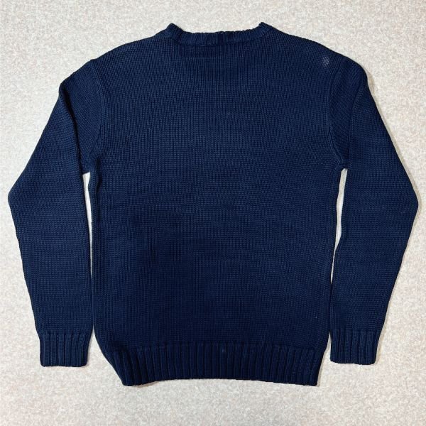ポロラルフローレン ドライバーズニット コットン 刺繍ポニー ネイビー XL相当 古着通販 サイト | IDENTITY official web store (アイデンティティー)