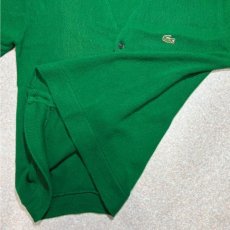 画像10: 「LACOSTE(ラコステ)」IZOD アイゾッド 70s 80s 糸巻きタグ 青ワニ Mサイズ グリーン アクリルニット カーディガン (10)