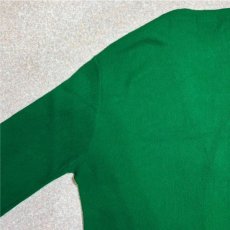 画像13: 「LACOSTE(ラコステ)」IZOD アイゾッド 70s 80s 糸巻きタグ 青ワニ Mサイズ グリーン アクリルニット カーディガン (13)