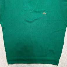 画像5: 「LACOSTE(ラコステ)」IZOD アイゾッド 70s 80s 糸巻きタグ 青ワニ Lサイズ グリーン アクリルニット セーター (5)