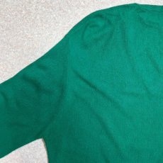 画像9: 「LACOSTE(ラコステ)」IZOD アイゾッド 70s 80s 糸巻きタグ 青ワニ Lサイズ グリーン アクリルニット セーター (9)