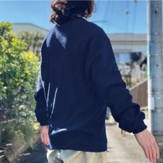 画像19: 「LACOSTE(ラコステ)」IZOD アイゾッド 70s 80s 糸巻きタグ 青ワニ Lサイズ ネイビー アクリルニット セーター (19)