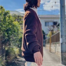 画像18: 「LACOSTE(ラコステ)」IZOD アイゾッド 70s 80s 糸巻きタグ 青ワニ Lサイズ ブラウン アクリルニット セーター (18)