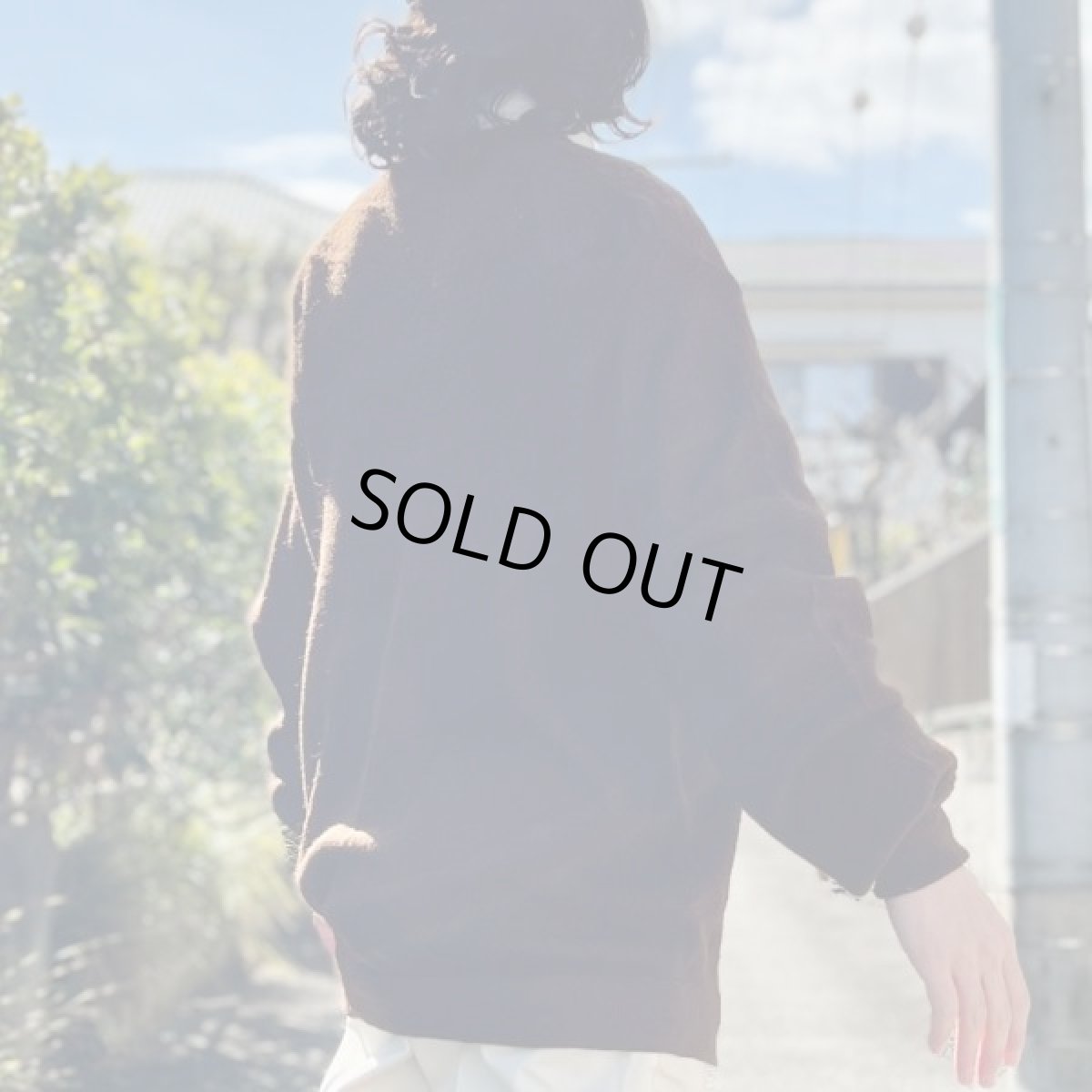 画像19: 「LACOSTE(ラコステ)」IZOD アイゾッド 70s 80s 糸巻きタグ 青ワニ Lサイズ ブラウン アクリルニット セーター (19)