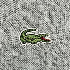 画像6: 「LACOSTE(ラコステ)」IZOD アイゾッド 70s 80s 糸巻きタグ 青ワニ Sサイズ ライトグレー アクリルニット カーディガン (6)