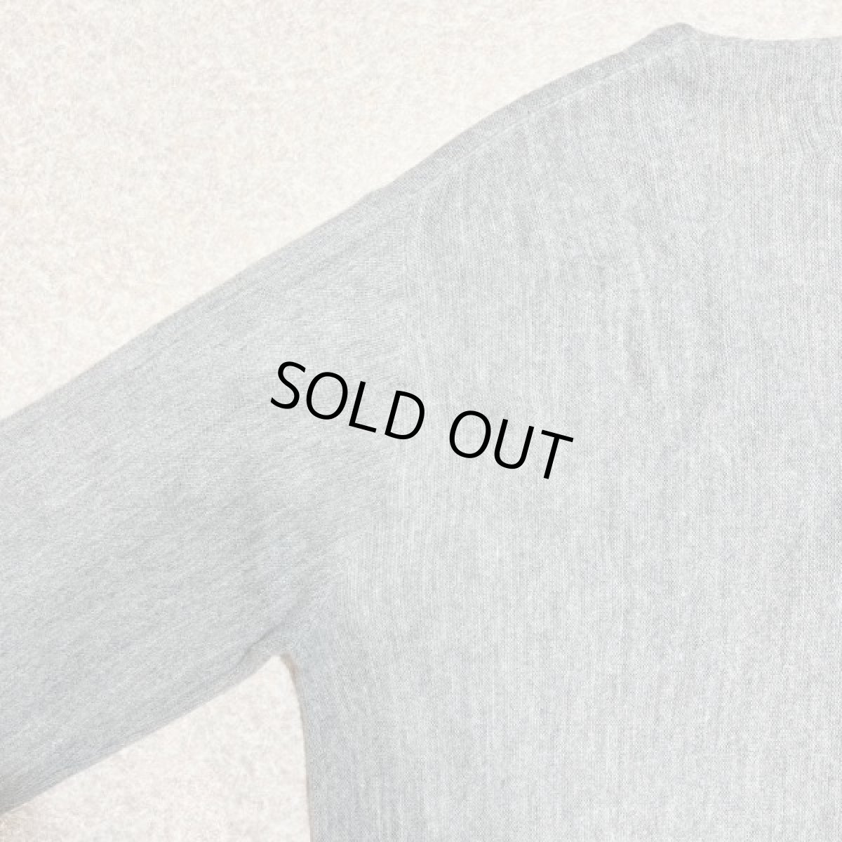 画像14: 「LACOSTE(ラコステ)」IZOD アイゾッド 70s 80s 糸巻きタグ 青ワニ Sサイズ ライトグレー アクリルニット カーディガン (14)