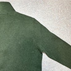 画像16: 「LACOSTE(ラコステ)」00s〜 3サイズ オリーブ コットン ハーフジップ  カットソー (16)