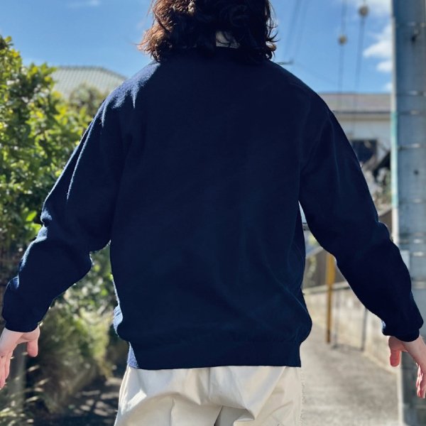 フランス製‼︎【LACOSTE ラコステ】ウールニット　コート　ネイビー 古着通販 サイト | IDENTITY official web store (アイデンティティー)