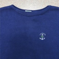 画像3: 「LACOSTE(ラコステ)」IZOD アイゾッド 80s 90s Mサイズ ネイビー コットン ニット セーター (3)