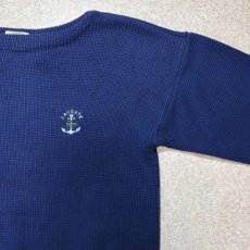 画像4: 「LACOSTE(ラコステ)」IZOD アイゾッド 80s 90s Mサイズ ネイビー コットン ニット セーター (4)