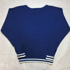 画像10: 「LACOSTE(ラコステ)」IZOD アイゾッド 80s 90s Mサイズ ネイビー コットン ニット セーター (10)