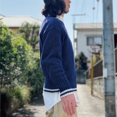 画像20: 「LACOSTE(ラコステ)」IZOD アイゾッド 80s 90s Mサイズ ネイビー コットン ニット セーター (20)