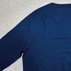 画像11: 「LACOSTE(ラコステ)」IZOD アイゾッド 年代不明 Lサイズ ネイビー ワニ無し コットンアクリルニット セーター (11)