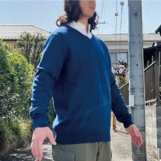 画像19: 「LACOSTE(ラコステ)」IZOD アイゾッド 年代不明 Lサイズ ネイビー ワニ無し コットンアクリルニット セーター (19)