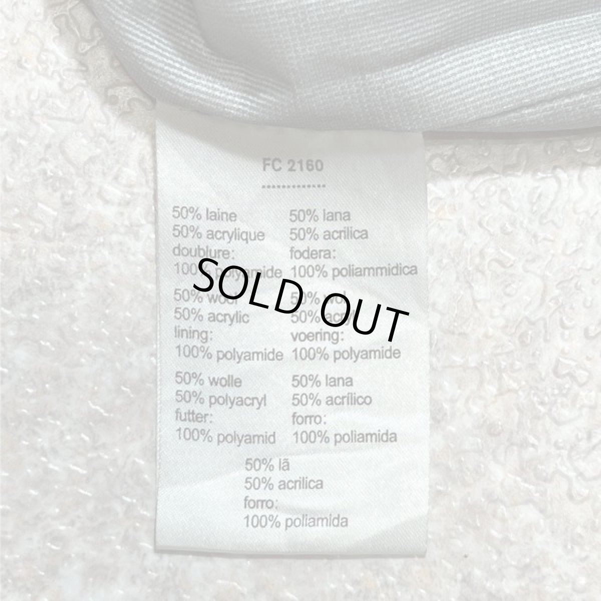 画像8: 「LACOSTE(ラコステ)」SPORT スポーツ 90s 7サイズ ボーダー ウールアクリル 裏地付き クルーネック ヤッケ ニット セーター (8)