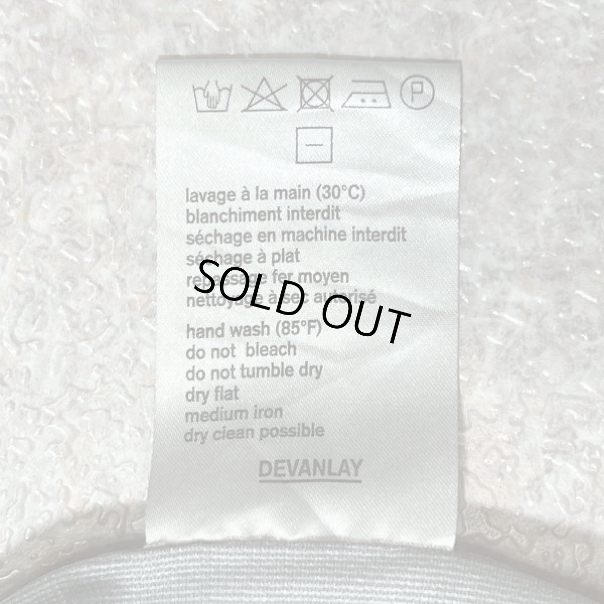 画像9: 「LACOSTE(ラコステ)」SPORT スポーツ 90s 7サイズ ボーダー ウールアクリル 裏地付き クルーネック ヤッケ ニット セーター (9)