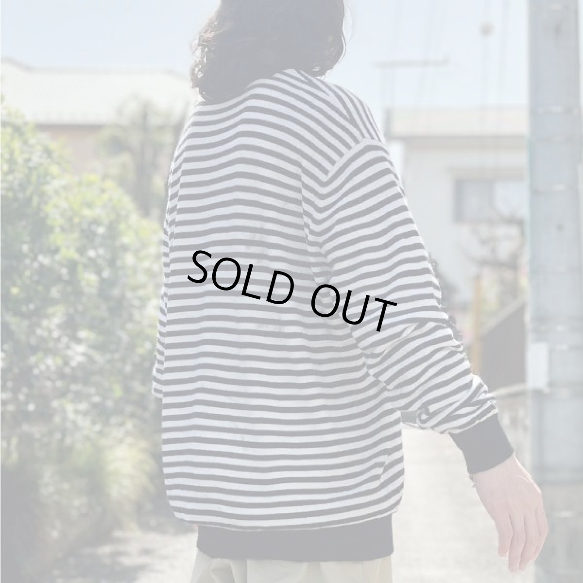 画像25: 「LACOSTE(ラコステ)」SPORT スポーツ 90s 7サイズ ボーダー ウールアクリル 裏地付き クルーネック ヤッケ ニット セーター (25)