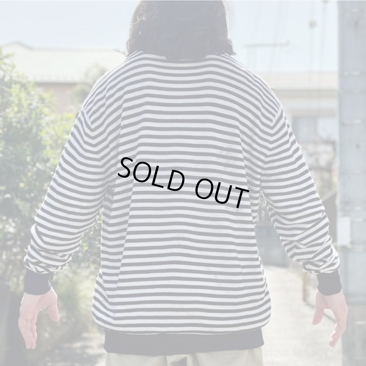 画像26: 「LACOSTE(ラコステ)」SPORT スポーツ 90s 7サイズ ボーダー ウールアクリル 裏地付き クルーネック ヤッケ ニット セーター (26)