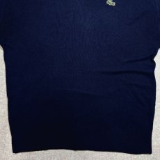 画像5: 「LACOSTE(ラコステ)」IZOD アイゾッド 70s 糸巻きタグ Lサイズ ネイビー ニット セーター (5)