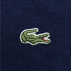 画像6: 「LACOSTE(ラコステ)」IZOD アイゾッド 70s 糸巻きタグ Lサイズ ネイビー ニット セーター (6)