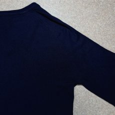 画像12: 「LACOSTE(ラコステ)」IZOD アイゾッド 70s 糸巻きタグ Lサイズ ネイビー ニット セーター (12)