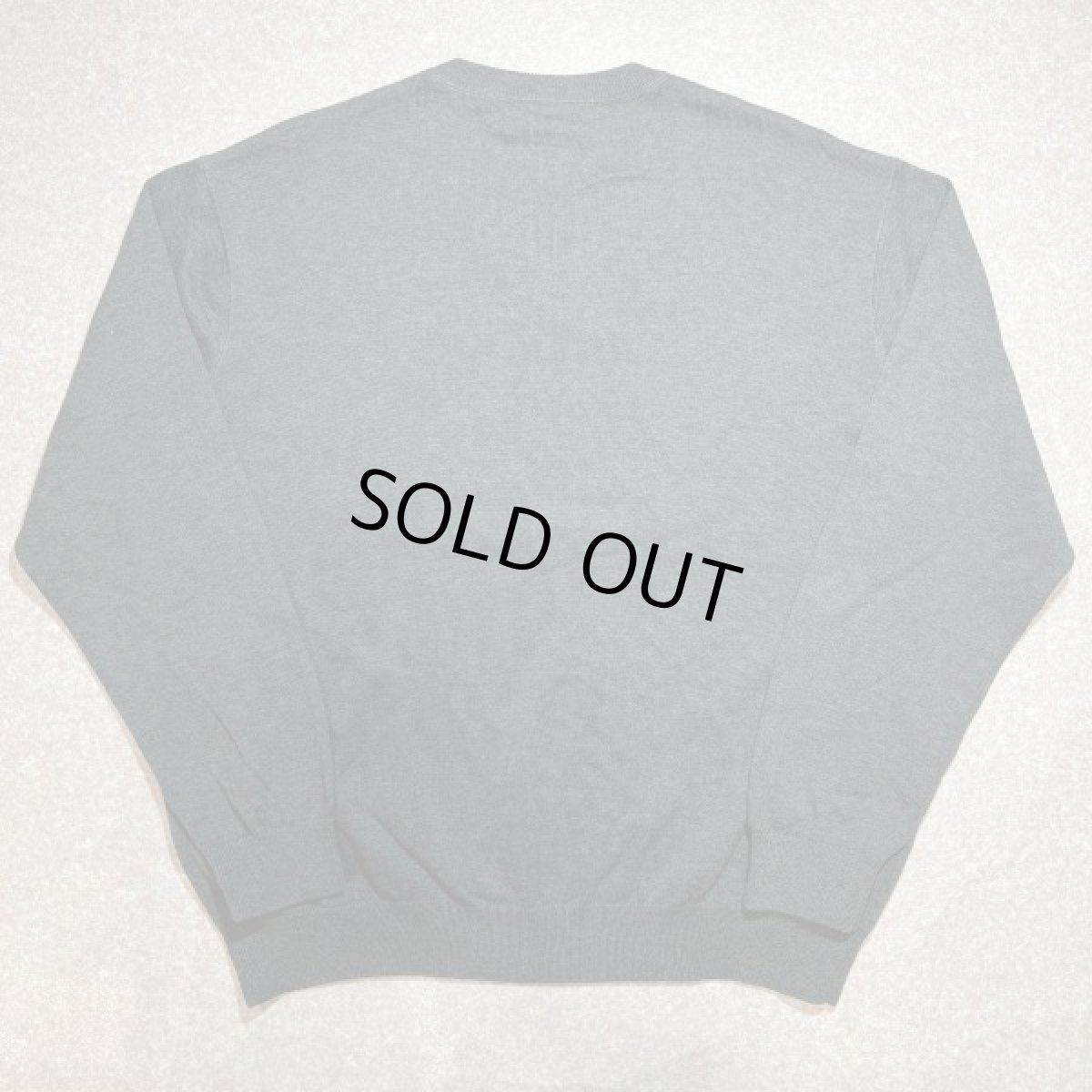 画像10: 「LACOSTE(ラコステ)」90s 7サイズ チャコールグレー コットン Vネック ニット セーター (10)