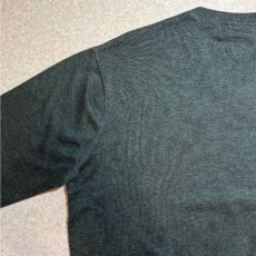 画像11: 「LACOSTE(ラコステ)」90s 7サイズ チャコールグレー コットン Vネック ニット セーター (11)