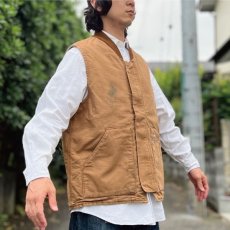 画像17: 「Carhartt FR(カーハート エフアール)」FRライン ジップ ダック生地 中綿キルティング ベスト (17)