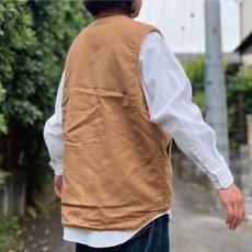 画像19: 「Carhartt FR(カーハート エフアール)」FRライン ジップ ダック生地 中綿キルティング ベスト (19)